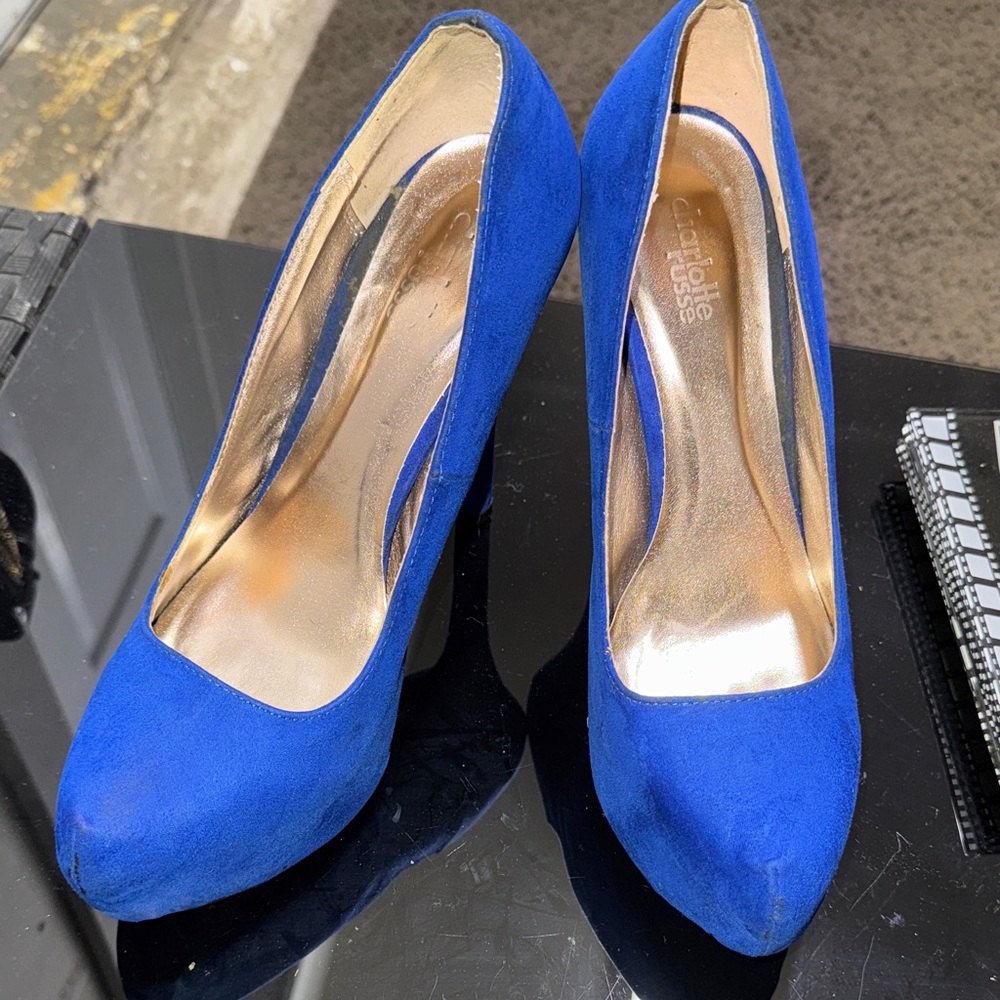 Charlotte Russe Royal Blue Heels